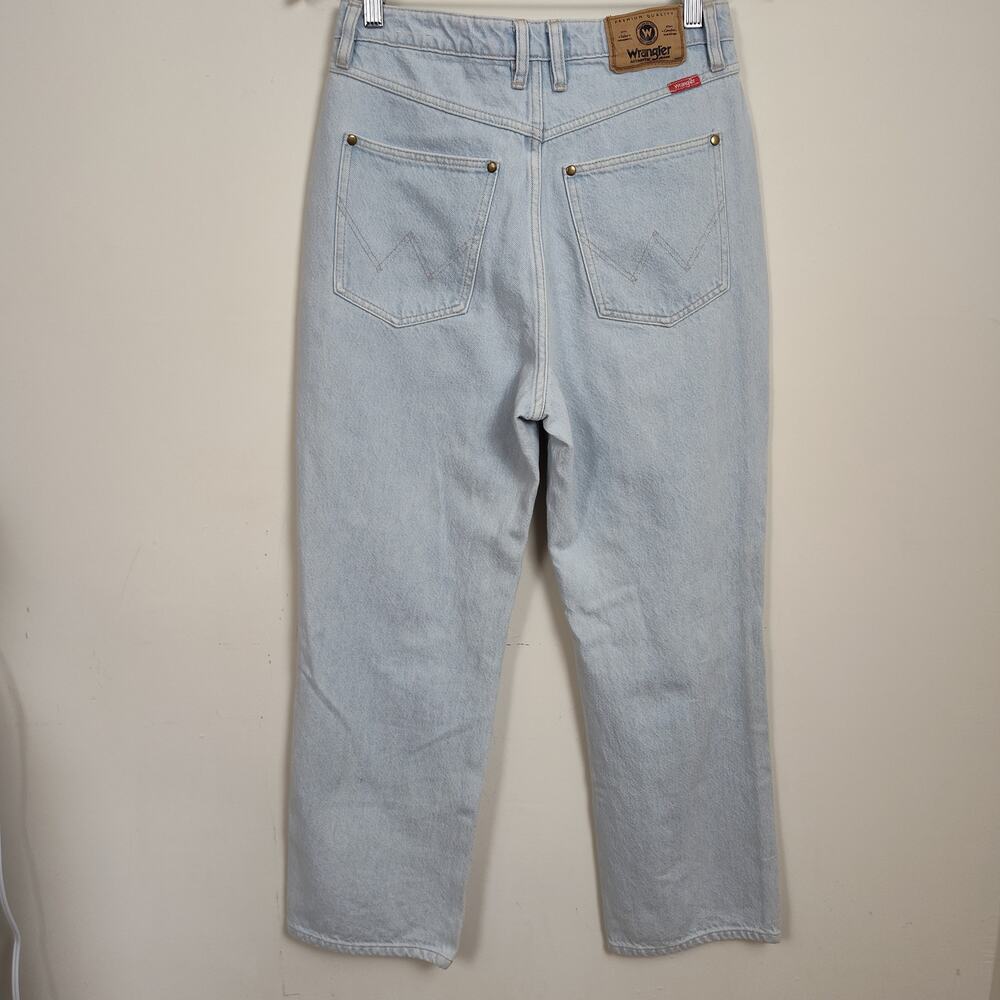 WRANGLER DISTRESSED HIGH WAISTED JEANS LITA WOMEN SIZE 10 BUTTONFLY  LIGHT WASH - Picture 10 of 17